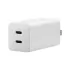 מטען Asus AC65-05 65W Dual USB-C GaN Charger לבן AC65-05 2C GAN CHARGER/WH/EU