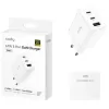 מטען USB-C CUDY CH67_EU 67W Charger 2x USB-C + USB-A CH67_EU