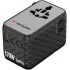 מתאם נסיעות אוניברסלי Verbatim Charge 'n' Travel 170W GaN III 30190 צבע שחור