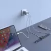 Wall Charger Miracase 40W + USB-C MWC40W MWC40W Color:white