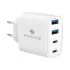 Wall Charger Miracase 40W + USB-C MWC40W MWC40W Color:white