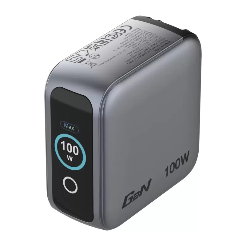 Зарядное устройство Verbatim Mini GaN Charger 100W with Display 30239