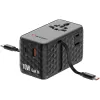 Адаптер универсальный Verbatim Charge 'n' Travel 70W GaN III black 30186