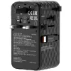 Адаптер универсальный Verbatim Charge 'n' Travel 70W GaN III black 30186