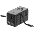 מתאם נסיעות אוניברסלי Verbatim Charge 'n' Travel 70W GaN III שחור 30186