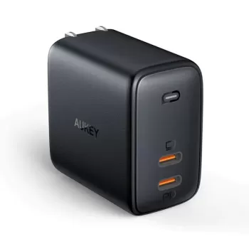מטען מהיר AUKEY Omnia Duo 65W Dual שחור PA-B4