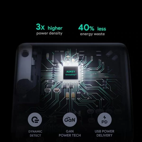 Fast Charger AUKEY Omnia Duo 65W Dual black PA-B4