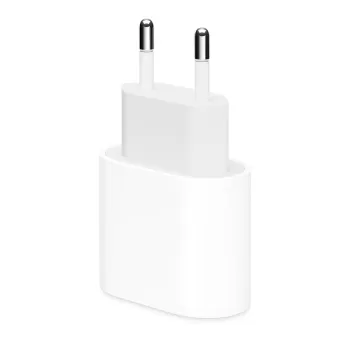 Fast Charger Apple 20W USB-C Power Adapter MD3J4ZM/A Color:white
