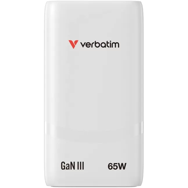 Зарядное устройство Verbatim Fold 'n' Go GaN Charger 65W white 32355