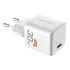 Fast wall charger CABLETIME 30W GaN PD3.0 USB-C Compact white GA30W