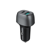 מטען מהיר לרכב Miracase PD25W+QC18W Color:black.. מטען מהיר לרכב Miracase PD25W+QC18W Color:black..