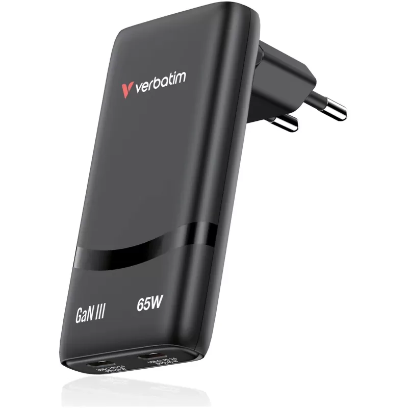 Charger Verbatim Fold 'n' Go GaN Charger 65W 32354