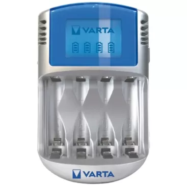 Зарядное устройство Батареи VARTA LCD Charger 4xAA 2600mAh 12V USB 57070201451 Цвет:серебряный