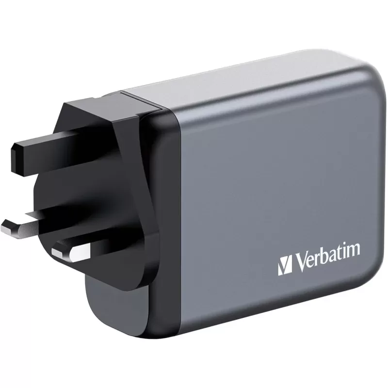 Зарядное устройство Verbatim GaN Charger 100W 32202 Цвет:серый Зарядное устройство Verbatim GaN Charger 100W 32202 Цвет:серый