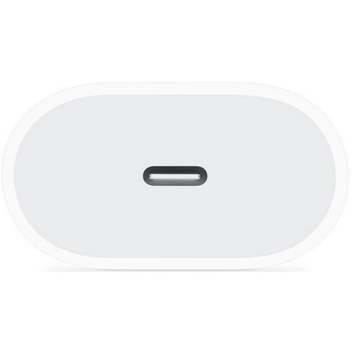Fast Charger Apple 20W USB-C Power Adapter MHJE3ZM/A Color:white.. - official importer