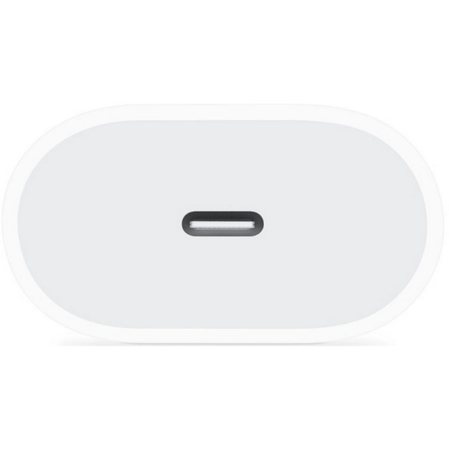 Fast Charger Apple 20W USB-C Power Adapter MHJE3ZM/A Color:white.. - official importer