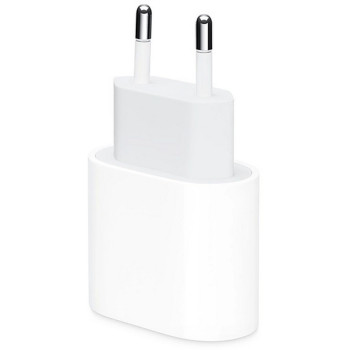 Fast Charger Apple 20W USB-C Power Adapter MHJE3ZM/A Color:white.. - official importer