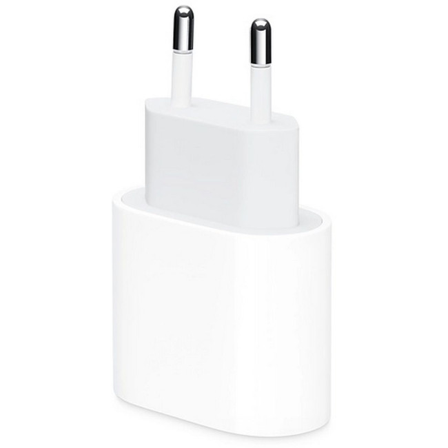 Fast Charger Apple 20W USB-C Power Adapter MHJE3ZM/A Color:white.. - official importer