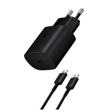 מטען קיר מהיר Samsung Super Fast Travel Charger 25W + USB Type-C Cable - יבואן רשמי