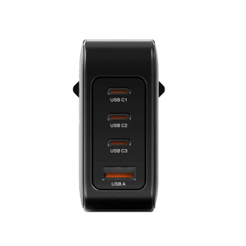 Fast wall charger CABLETIME 100W GaN PD3.0 USB (C+C+C+A) black G100B..