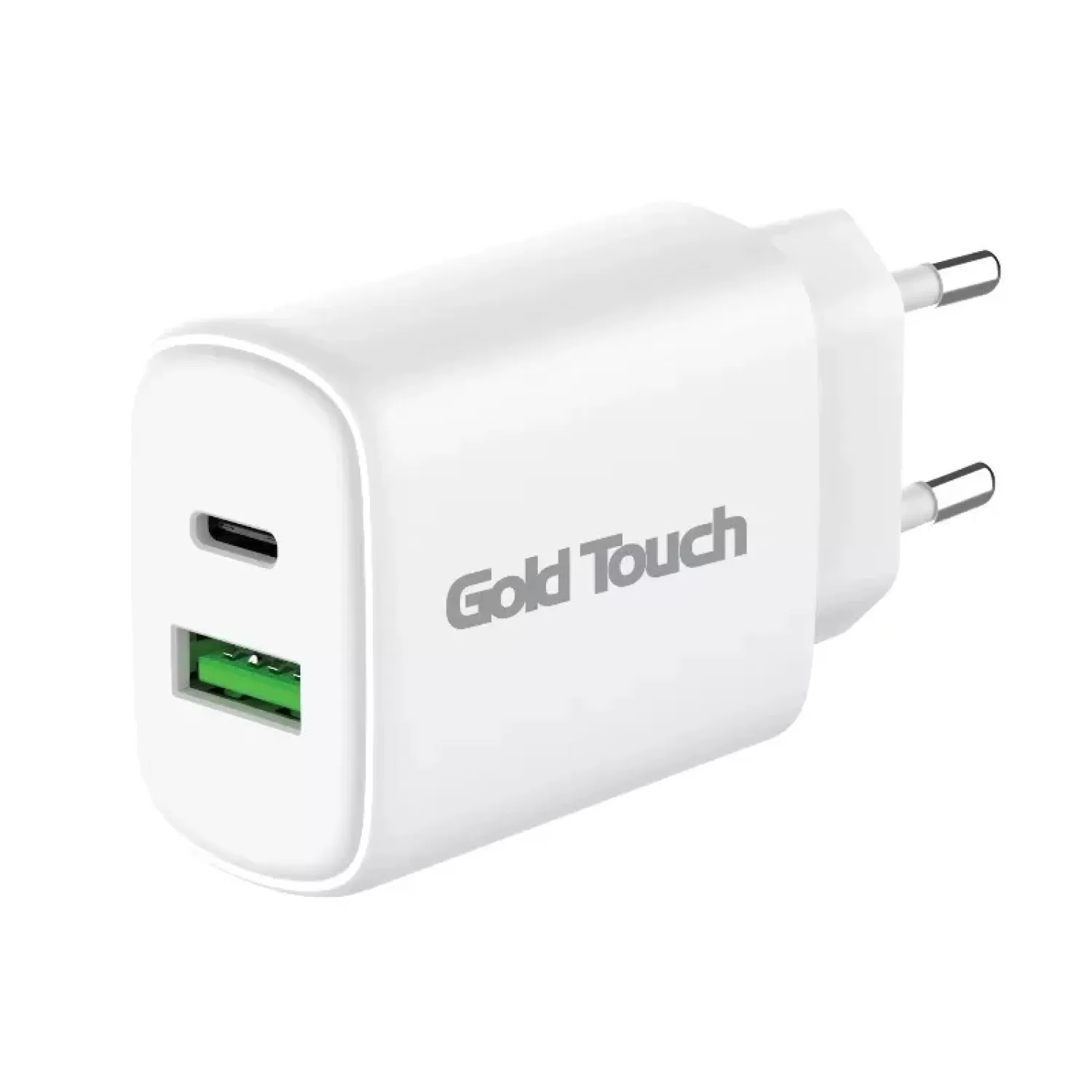 Charger Gold Touch USB Wall Charger Dual Port E-QC20W