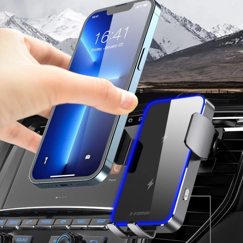 מטען אלחוטי EZCool Auto Sensor Wireless Car Charger WP-639-15W