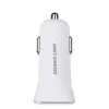 Car Charger Silver Line DC12-24V 5V Color:white