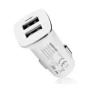 Car Charger Silver Line DC12-24V 5V Color:white