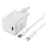 מטען Silver Line SWC30N 30W Wall Charger + Type-C to Lightning Cable SWC30N