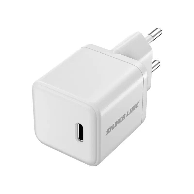 מטען Silver Line SWC30N 30W Wall Charger + Type-C to Lightning Cable SWC30N
