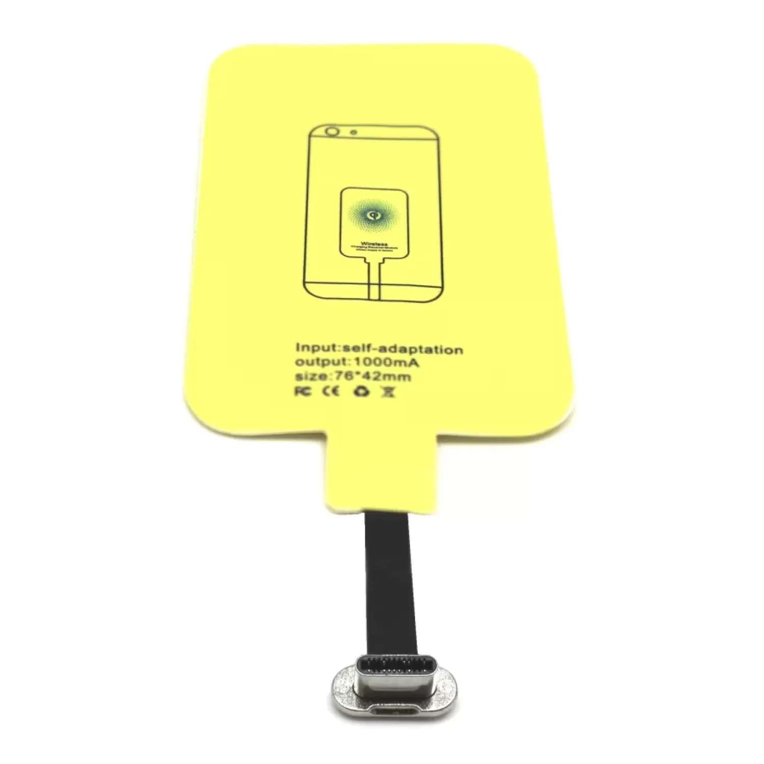 Mobile phone accessory Gold Touch USB Type-C Wireless Charging Receiver E-AD-C