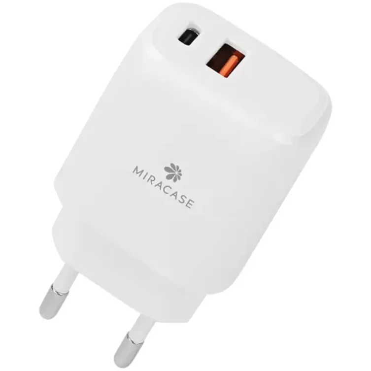 מטען קיר מהיר Miracase MWC25PQ 25W Universal לבן MWC25PQ