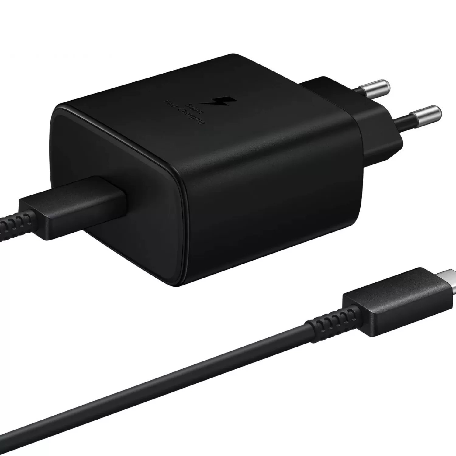 Fast wall charger Samsung Super Fast Charger 25 + Cable black C010070505