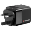 Зарядное устройство Verbatim GaN Wall Charger 65W 2-Port with Retractable Cable 32217 Цвет:чёрный Зарядное устройство Verbatim GaN Wall Charger 65W 2-Port with Retractable Cable 32217 Цвет:чёрный
