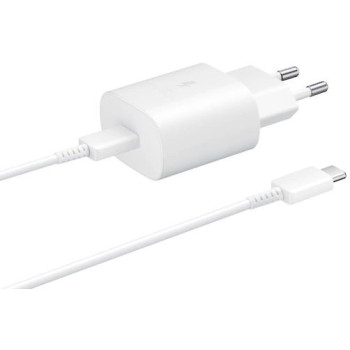Fast wall charger Samsung Super Fast Charger 25 + Cable white C010070502..