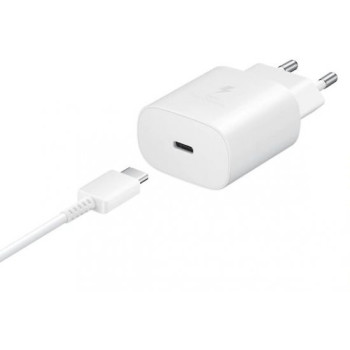 Fast wall charger Samsung Super Fast Charger 25 + Cable white C010070502..