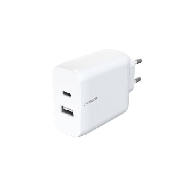 Настенное Зарядное Устройство EZcool AD-718 Type-C and A 65Watt 5V PD AD-718