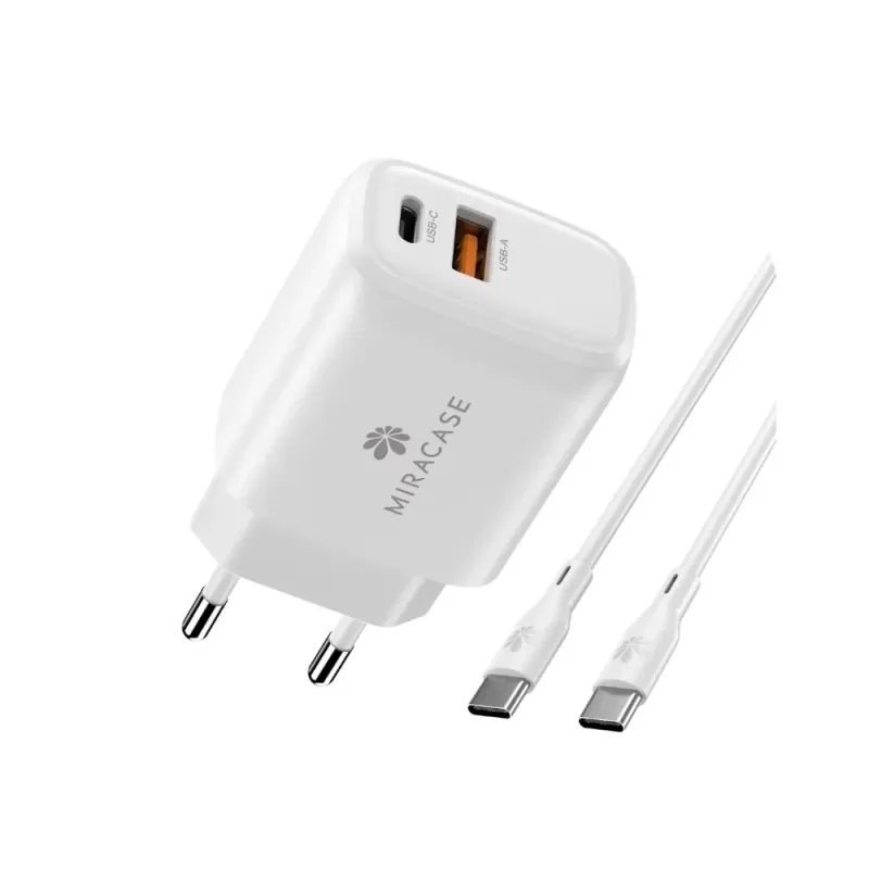מטען Miracase 20W + USB-C MWC20PQ2 20W USB-C MWC20PQ2