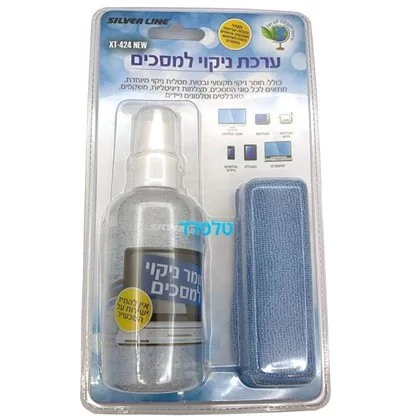 ערכת ניקוי למסכים Silver Line XT-424
