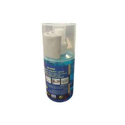 ספריי ניקוי מסכים SALLY LCD screen cleaning spray + cloth 200 ml ספריי ניקוי מסכים SALLY LCD screen cleaning spray + cloth 200 ml