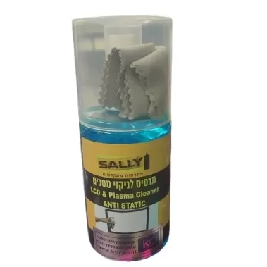 Спрей для чистки экранов SALLY LCD screen cleaning spray + cloth 200 ml