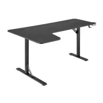 Gaming desk in L shape Lumi GMD09-2 L GMD09-2 Color:black