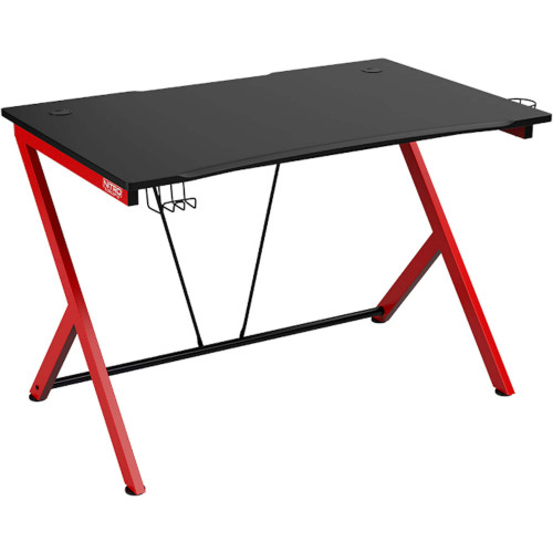 Gaming Desk Nitro Concepts D12 DESK שחור אדום NC-GP-DK-010 Color:black, red