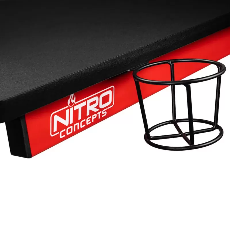 игровой стол Nitro Concepts D12 DESK чёрный красный NC-GP-DK-010 Цвет:чёрный, красный