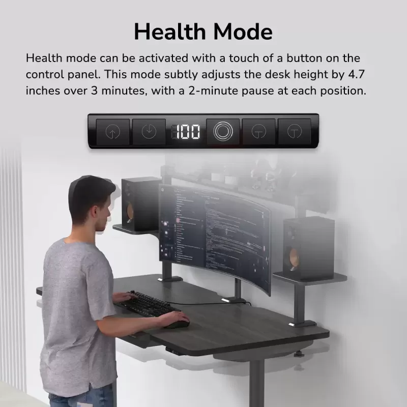 Gaming Desk COUGAR E-ODYSSEY CGR-E-ODYSSEY150 Color:black