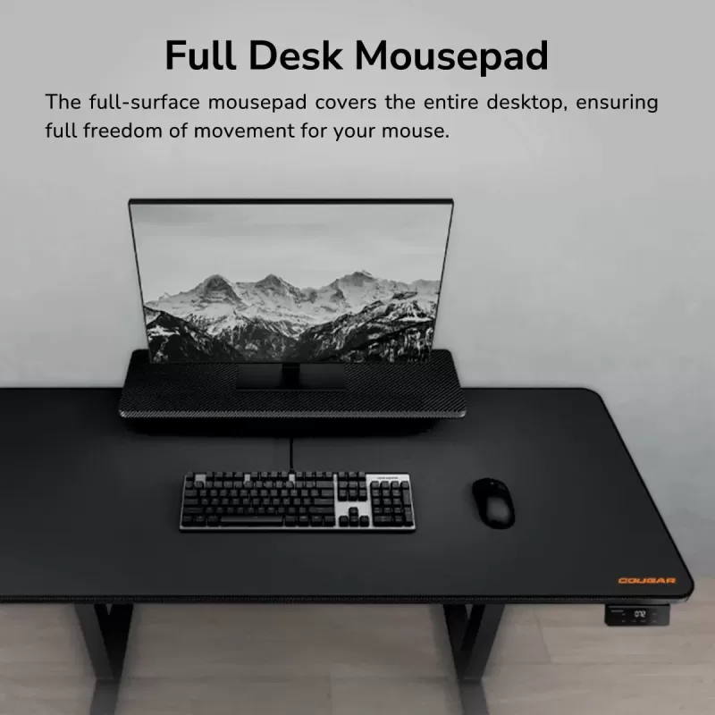 Gaming Desk COUGAR E-STAR 140 3MSTA3WB.0001 Color:black Gaming Desk COUGAR E-STAR 140 3MSTA3WB.0001 Color:black