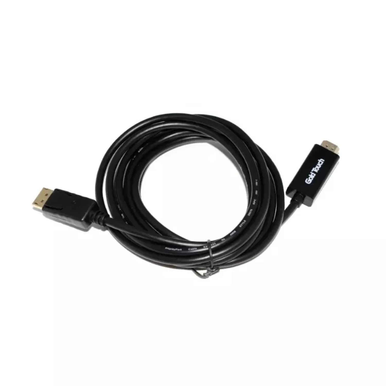 Кабель Gold Touch DisplayPort To HDMI 4K@30Hz 1.8m CH-DP-HDMI-1.8-4K30 Цвет:чёрный