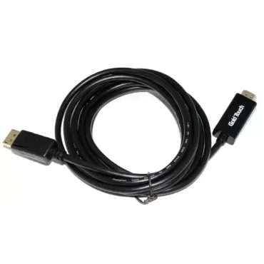 Кабель Gold Touch DisplayPort To HDMI 4K@30Hz 1.8m CH-DP-HDMI-1.8-4K30 Цвет:чёрный