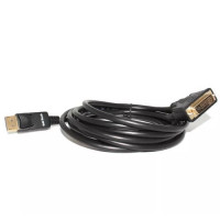 Cable Gold Touch DisplayPort To DVI 4K@30Hz 3m CH-DP-DVI-3-4K30 Color:black