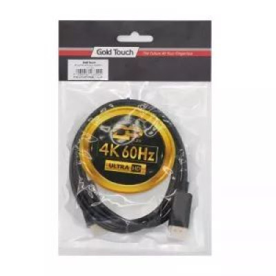 Кабель Gold Touch Active DP To HDMI 4K@60Hz Cable - 1.8m CH-DP-HDMI-1.8-4K60 Кабель Gold Touch Active DP To HDMI 4K@60Hz Cable - 1.8m CH-DP-HDMI-1.8-4K60